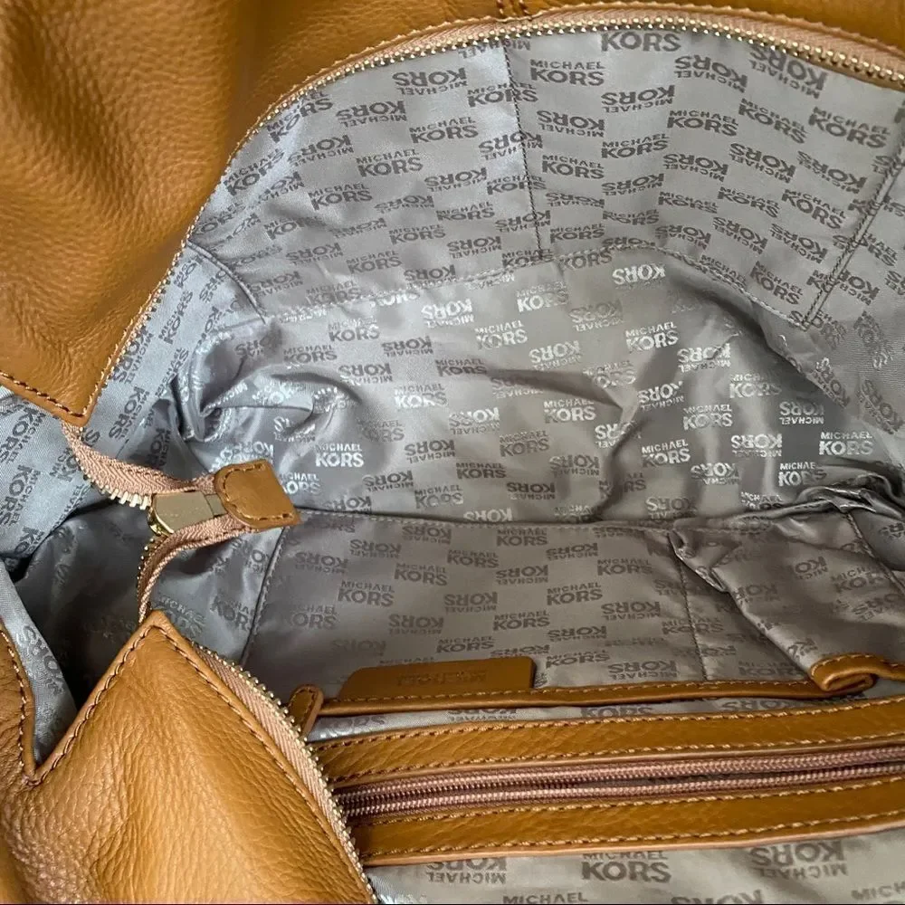 Michael Kors tan/brown satchel butter soft leather